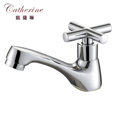 Traditional Brass Faucet Lavatory Cold Sink Tap in Chrome (101208)
