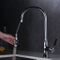 Kitchen Mixer Tap with Pull out Sprayer in Stainless Steel Color