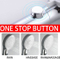 Water Saving Shower Head with Button Stop