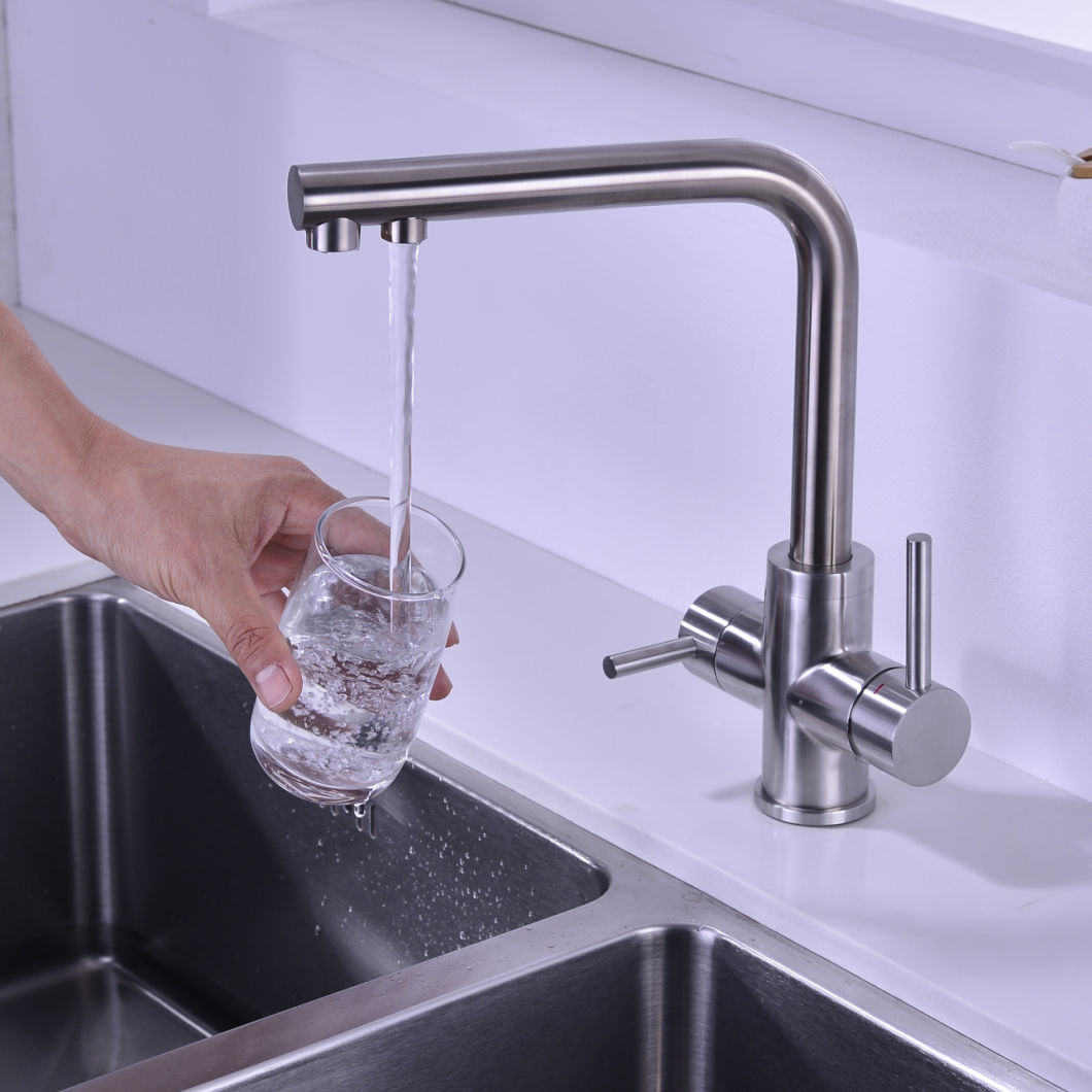 Stainless Steel 3 Way Kitchen Faucet for Filter Water Buy 3 Way