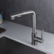 Pull out Kitchen Sink Faucet in Brushed Nickel, Kitchen Tap with Sprayer