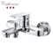 Contemporary Brass Single Lever Wall-Mounted Bathtub Mixer in Chrome (23505)
