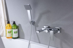 Wall Mounted 3 Way Bath Water Mixer Shower Faucet Tap