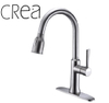 Faucet Pull out Sprayer Brushed Stainless Steel Kitchen Sink Taps