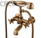 Wall Mounted Antique Faucet for Shower in Bronze Color