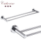 Contemporary Brass Double Pole Towel Holder in Chrome (5502)