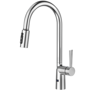 TDS show water purification stainless steel kitchen faucet