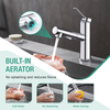 New appearance telescopic stainless steel taps bathroom pull-out basin faucet