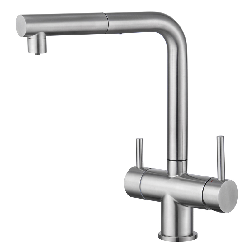 304 stainless steel 3 way kitchen faucet wholesale factory price kitchen faucet