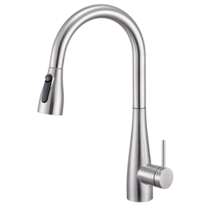 Stainless steel with clean drinking water kitchen pull out faucet