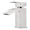 Ceramic single hole stainless steel bathroom faucet