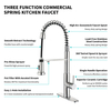 3 way pull the kitchen faucet with clean water