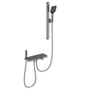 3 function exposed shower set with temperature display