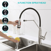 360 degree rotating stainless steel kitchen taps pull-out faucet