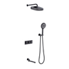 3 function thermostatic concealed stainless steel bathroom shower set