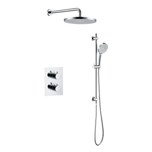 2-Function Constant Temperature 304 Stainless Steel Bathroom Concealed Shower Set