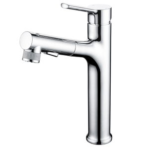 Chrome salad out stainless steel bathroom basin faucet