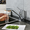 Stainless steel chrome color with water purification function kitchen faucet