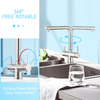 3 way pull out Lead-free chrome kitchen filter faucet