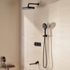 3 function thermostatic concealed stainless steel bathroom shower set