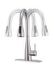 Stainless steel with clean drinking water kitchen pull out faucet