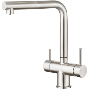 3 way pull out Lead-free chrome kitchen filter faucet