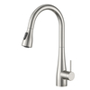 360 degree rotating 304 stainless steel pull-out function kitchen faucet