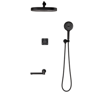 3 function concealed stainless steel shower set