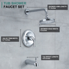 Pressure balance valve concealed bathtub shower head