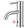 Single hole 304 stainless steel taps bathroom sensor basin faucet