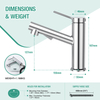 New appearance telescopic stainless steel taps bathroom pull-out basin faucet