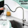 Pull out taps 304 stainless steel multifunctional kitchen faucet