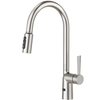 TDS show water purification stainless steel kitchen faucet