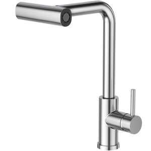 Adjustable water outlet method taps stainless steel pull-out kitchen faucet