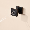 Stainless steel black bathroom four-function thermostatic shower with dark shower