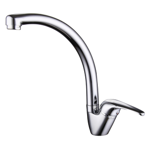 Goose shaped new stylish appearance 304 stainless steel taps single hole single handle kitchen faucet