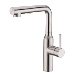 Factory custom 304 stainless steel kitchen tap pull out faucet