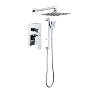 Pressure balance valve concealed shower set with lifting rod