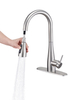 Stainless steel with clean drinking water kitchen pull out faucet