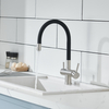 3 way kitchen faucet with flexible spout