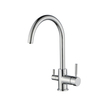 3 way stainless steel pull out chrome kitchen faucet