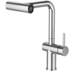 Multifunctional horizontal pull out stainless steel kitchen faucet