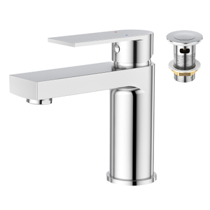 101019CP bathroom basin faucet with cold water in chrome plated